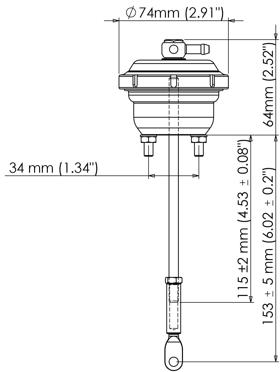 Turbosmart IWG75 Mazda Protege 7psi - TS-0610-2072
