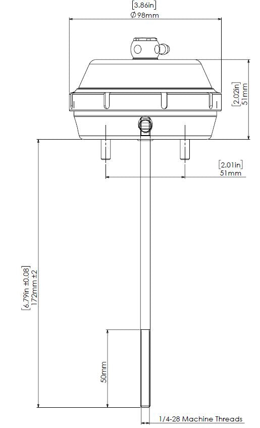 Turbosmart vIWG Universal 76mm - 6inHg -150mm - TS-0604-2067