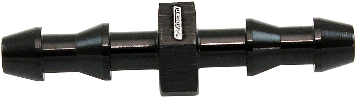Aeroflow Male to Male 4mm (5/32") Barb Push Lock Adapter - AF410-02BLK AF410-02BLK