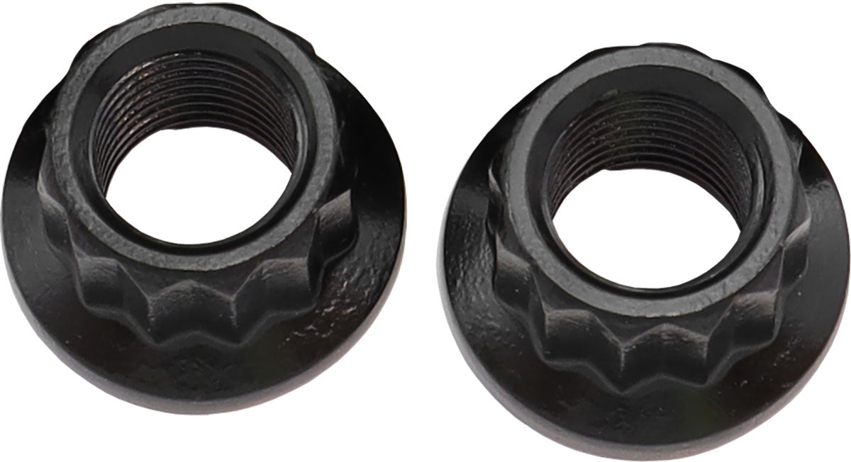 Aeroflow 12-Point Nuts, Chrome Moly Black Oxide, 2-Pack - AF34-30-0011-2 AF34-30-0011-2