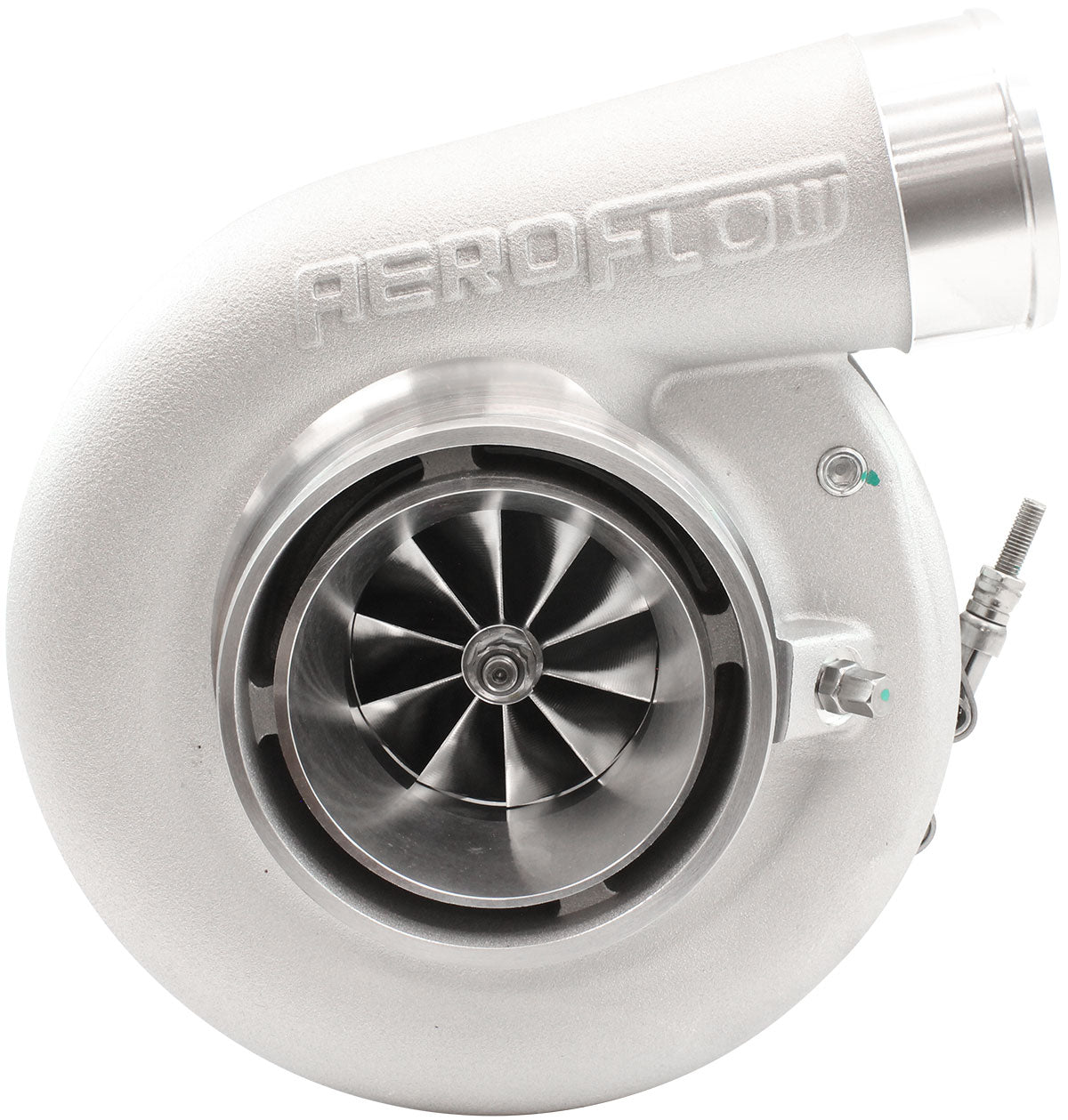 Aeroflow BOOSTED 6270 Conversion V-Band 0.85 Turbocharger 900HP, Natural Cast Finish - AF8005-4028 AF8005-4028