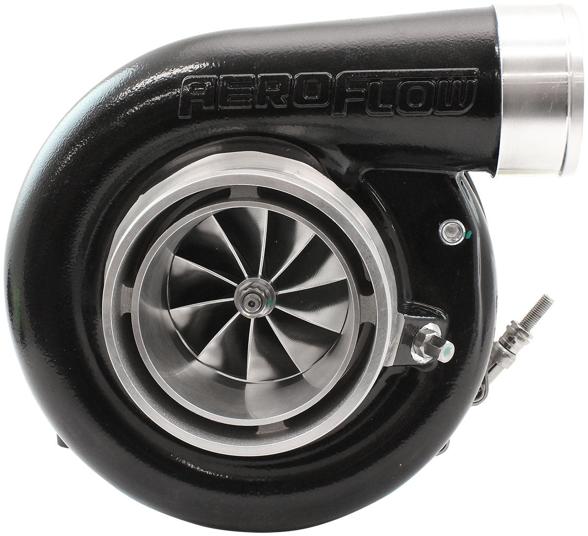Aeroflow BOOSTED 7170 T4 1.06 Turbocharger 1150HP, Black Finish - AF8005-4065BLK AF8005-4065BLK