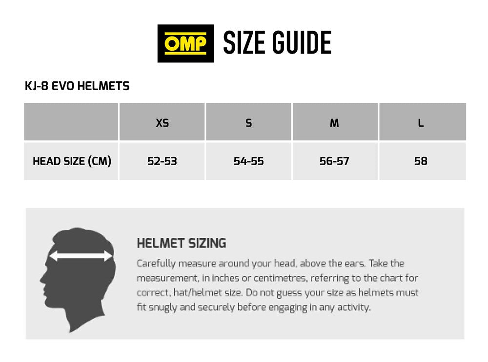 OMP Helmet KJ-8 EVO CMR
