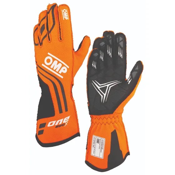 OMP One Evo X Gloves - Orange/Black