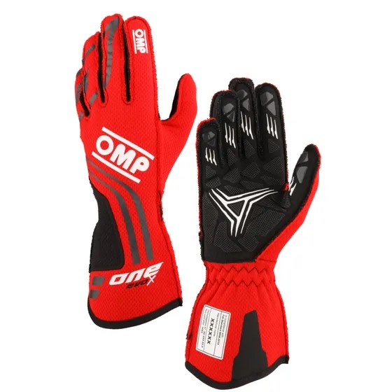 OMP One Evo X Gloves - Red
