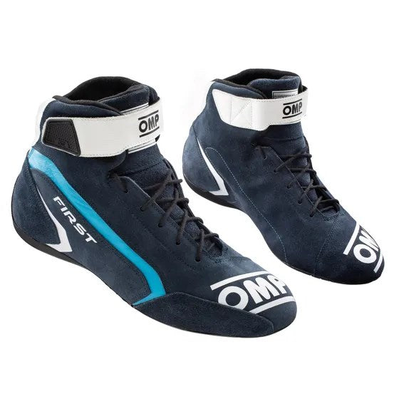 OMP First Boots - Blue/Cyan