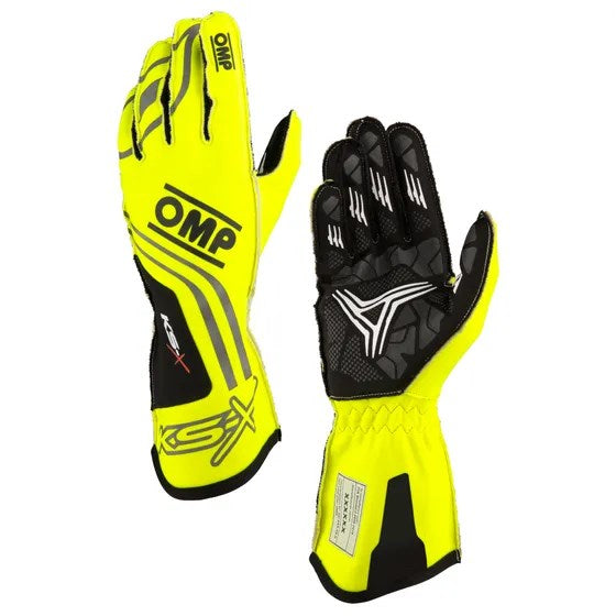 OMP Gloves KSX Fluro Yellow RCP OMPGLOKB02751A01099004