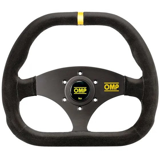 OMP Steering Wheel Kubik – 330mm Suede Square Profile RCP OMPSTEOD1985NN