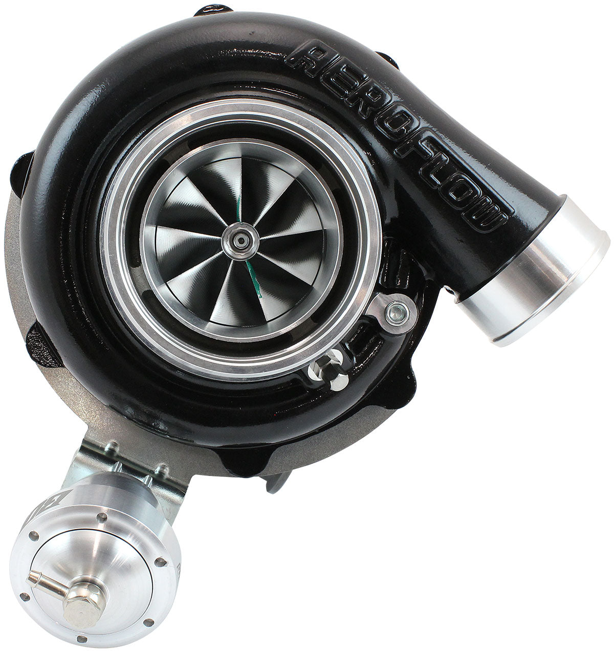 Aeroflow BOOSTED 6862 1.01 Turbocharger 1050HP, Hi Temp Black Finish - AF8005-3070BLK AF8005-3070BLK