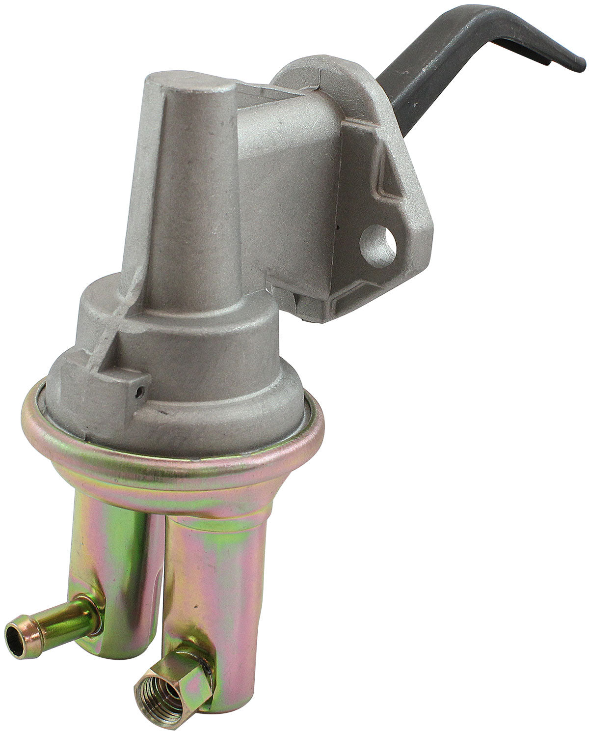 Aeroflow Small Block Ford Windsor 351 Mechanical Fuel Pump Zinc Plate Silver Finish (AF49-1306) AF49-1306