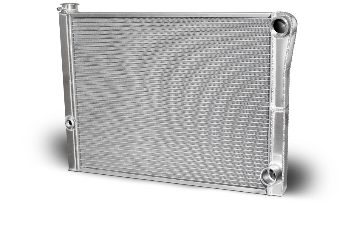 AFCO Aluminum Radiator Double Pass Lightweight 20AN Female Right 24 Inch Southern Sport Mod - 80186NDP-U 80186NDP-U