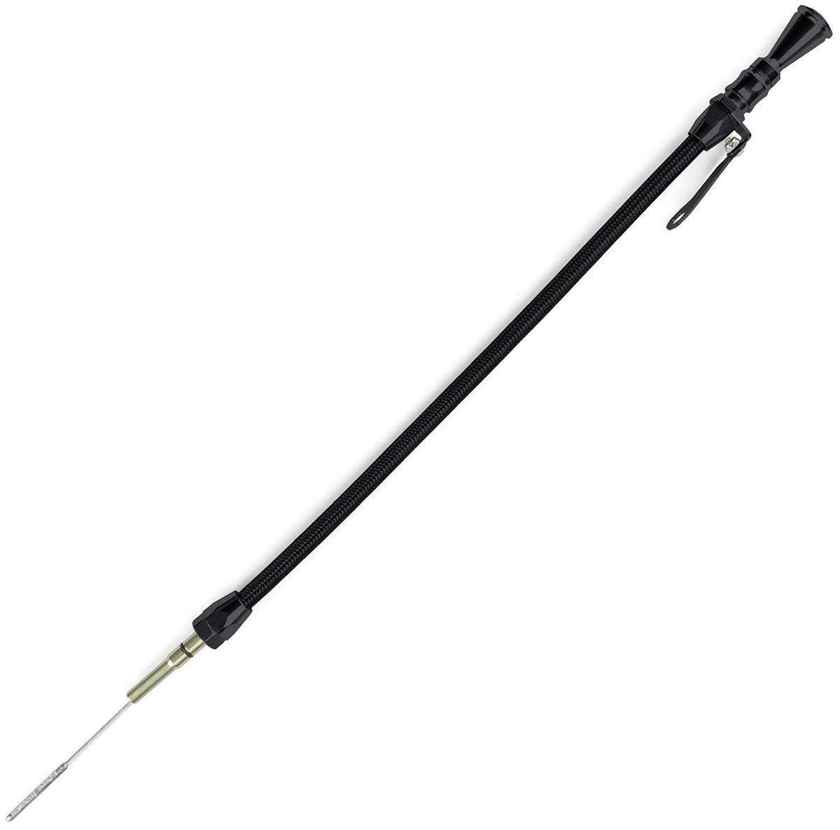 Lokar Anchor-Tight Lock Flex Engine Dipstick - Black - LK-X1220227 LK-X1220227