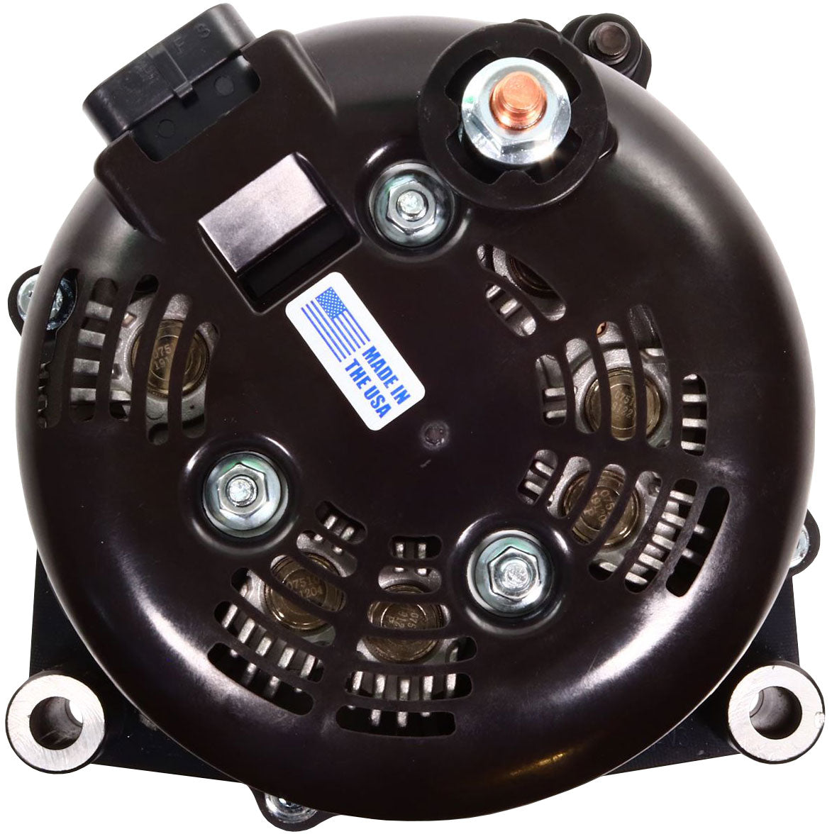 Mechman Billet Elite Series 400 Amp Alternator, Black Finish - MMB8206400B