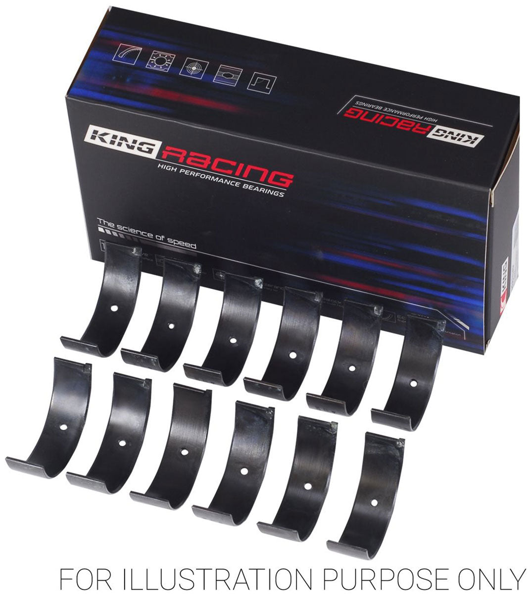 King XP Series Conrod Bearing Set, STD With .001" Xtra Clearance - KBCR6676XP STDX KBCR6676XP STDX