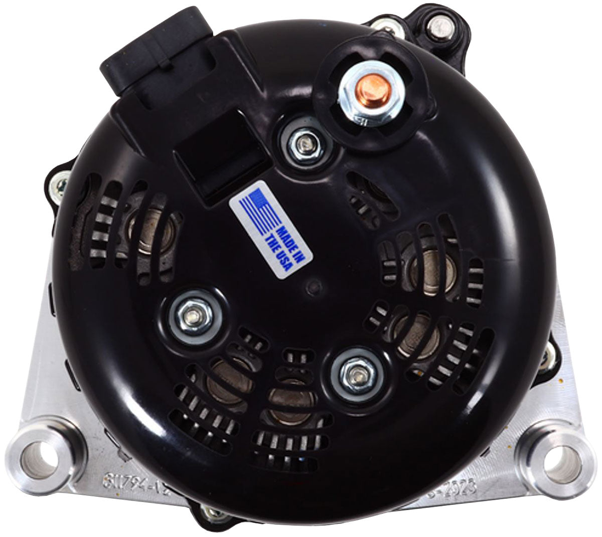 Mechman Billet Elite Series 250 Amp Racing Alternator, Machined Finish - MMB8206250M