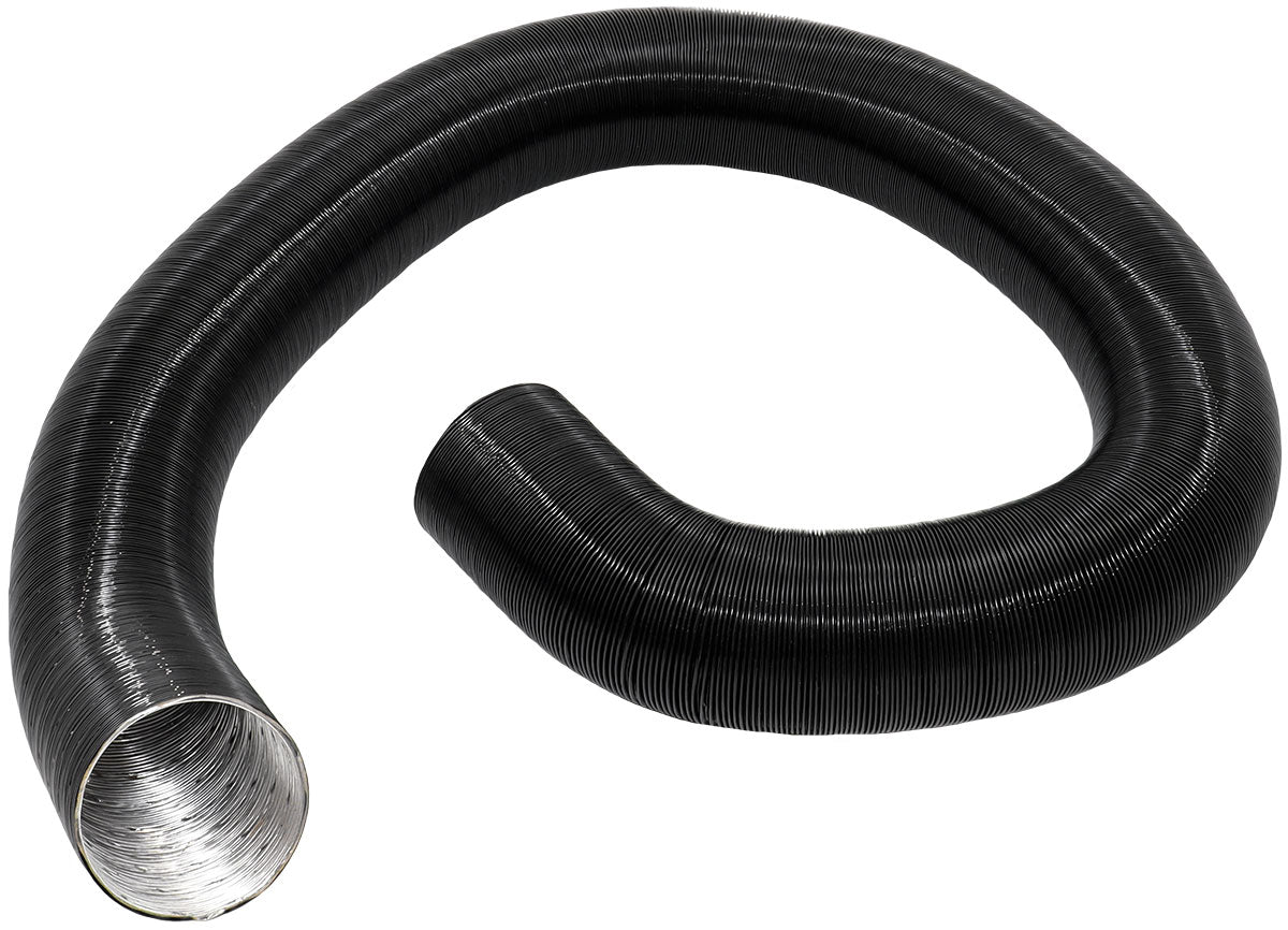 Aeroflow 2-3/8" (60.5mm) O.D. Black Aluminium Flexible Duct - AF8615-237 AF8615-237