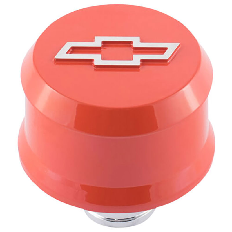 Proform Slant Edge Aluminium Valve Cover Breather Push-In Style, Orange - PR141-859 PR141-859
