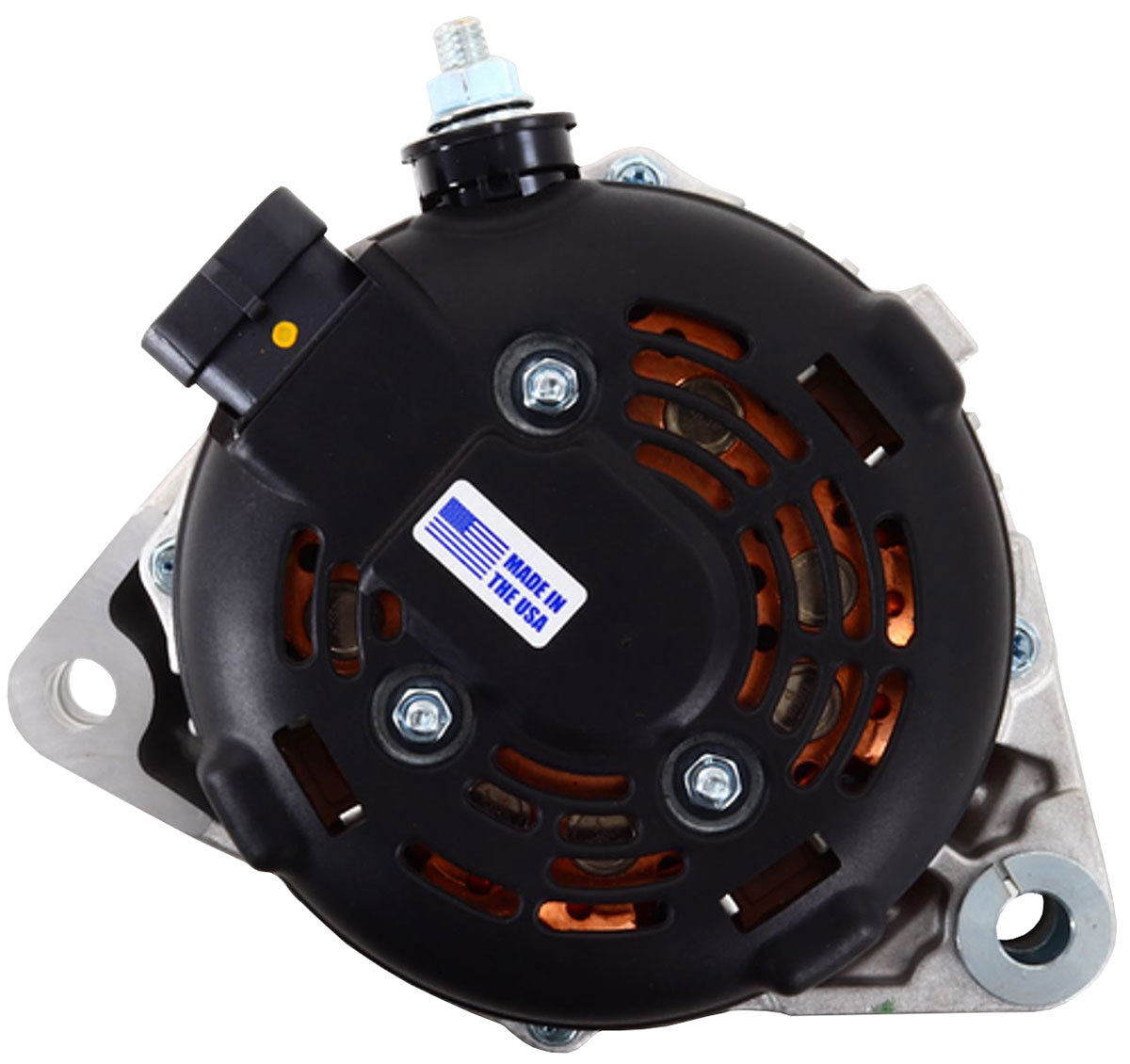 Mechman Import 170 Amp Racing Alternator, Natural Finish - MM13546170