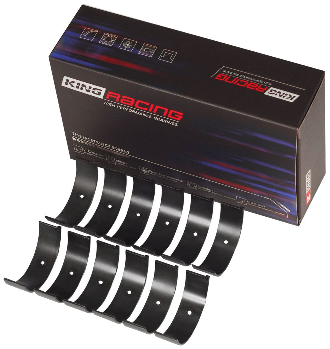 King XP Series Conrod Bearing Set, .25mm (.010) - KBCR6697XP0.25 KBCR6697XP0.25