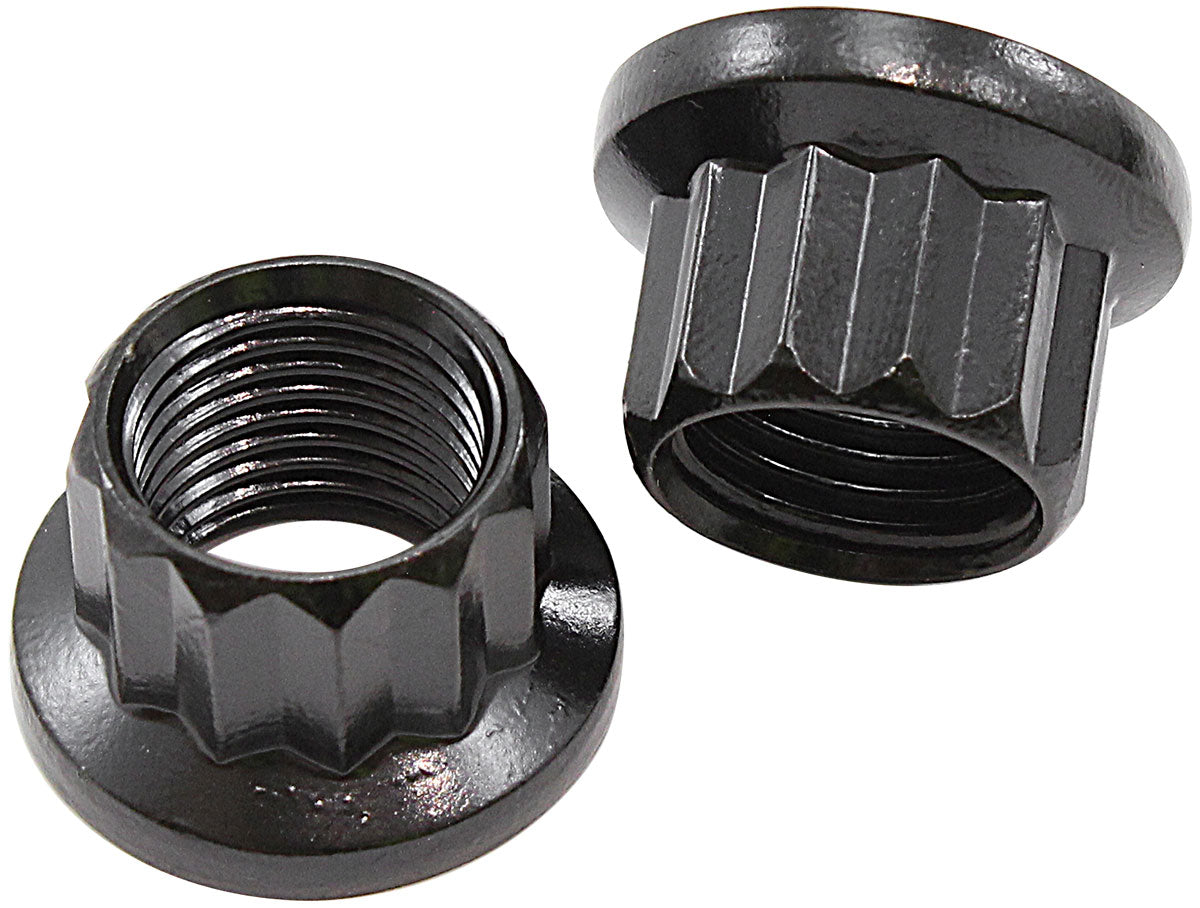 Aeroflow 12-Point Nuts, Chrome Moly Black Oxide, 2-Pack - AF34-32-0010-2 AF34-32-0010-2