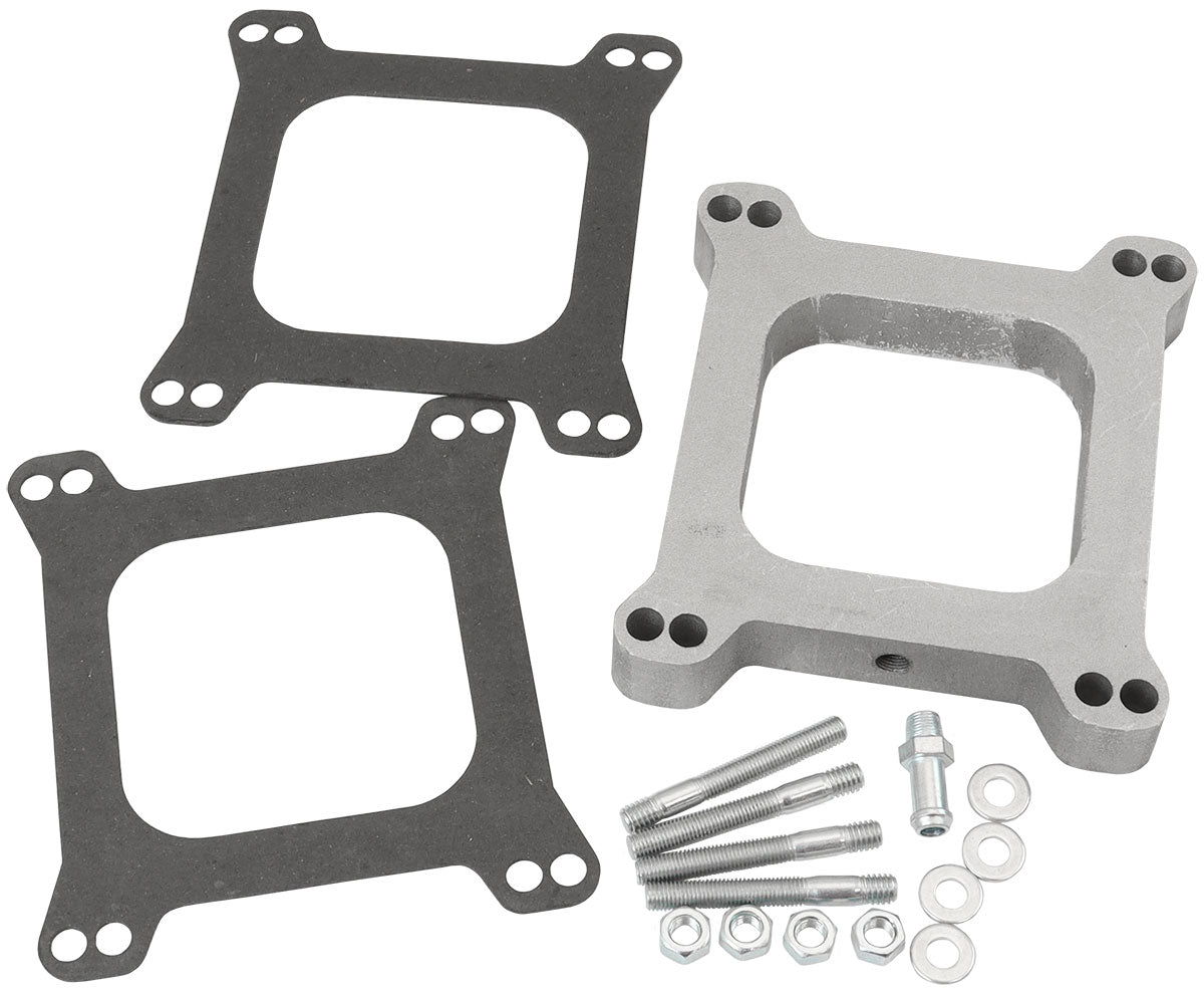 Aeroflow Carburettor Alloy 1" Spacer with Vacuum Port Gaskets and Mounting Hardware Included (AF42-2103) AF42-2103