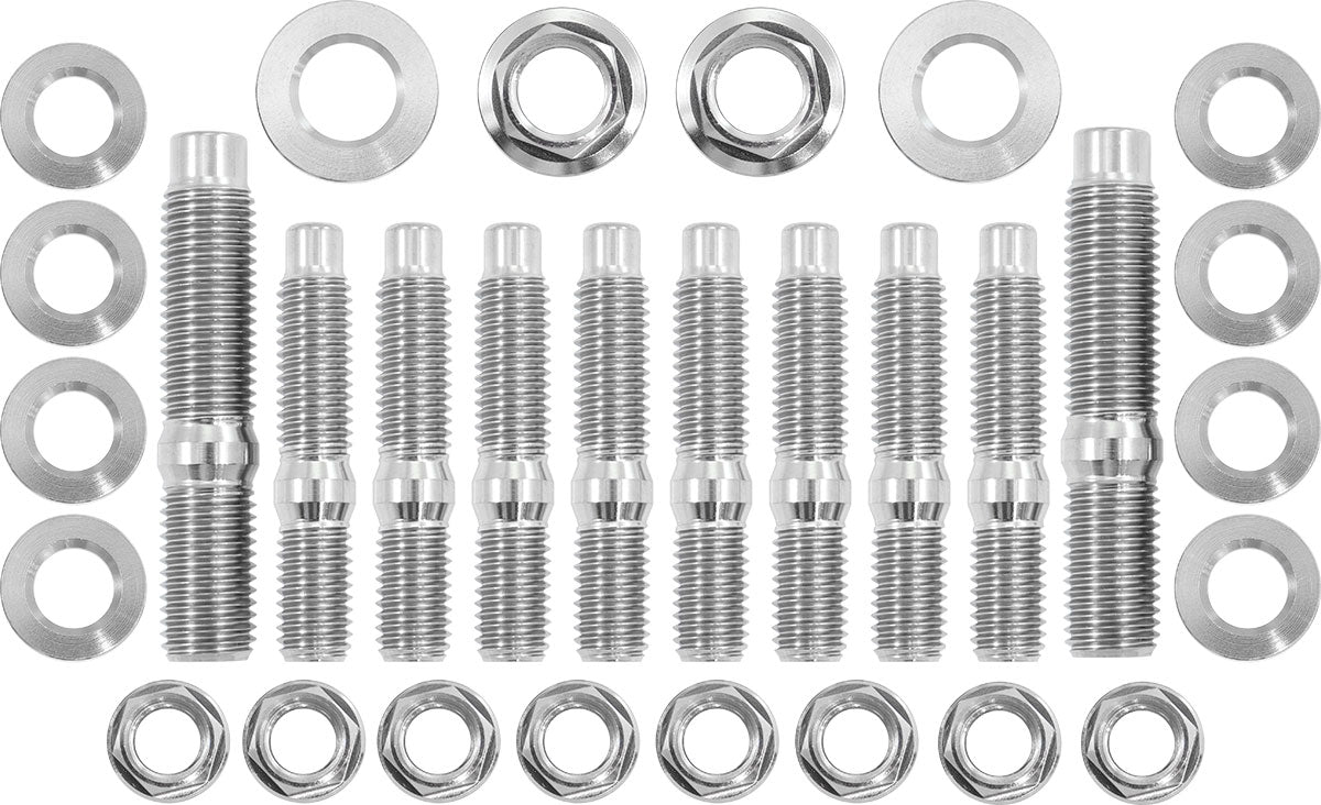 Aeroflow Ttianium 6 Point Hex Header Stud Kit - AF3699-2401 AF3699-2401