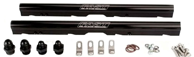 FAST Billet Aluminium Fuel Rail Kit - Black - FAST146027B-KIT FAST146027B-KIT