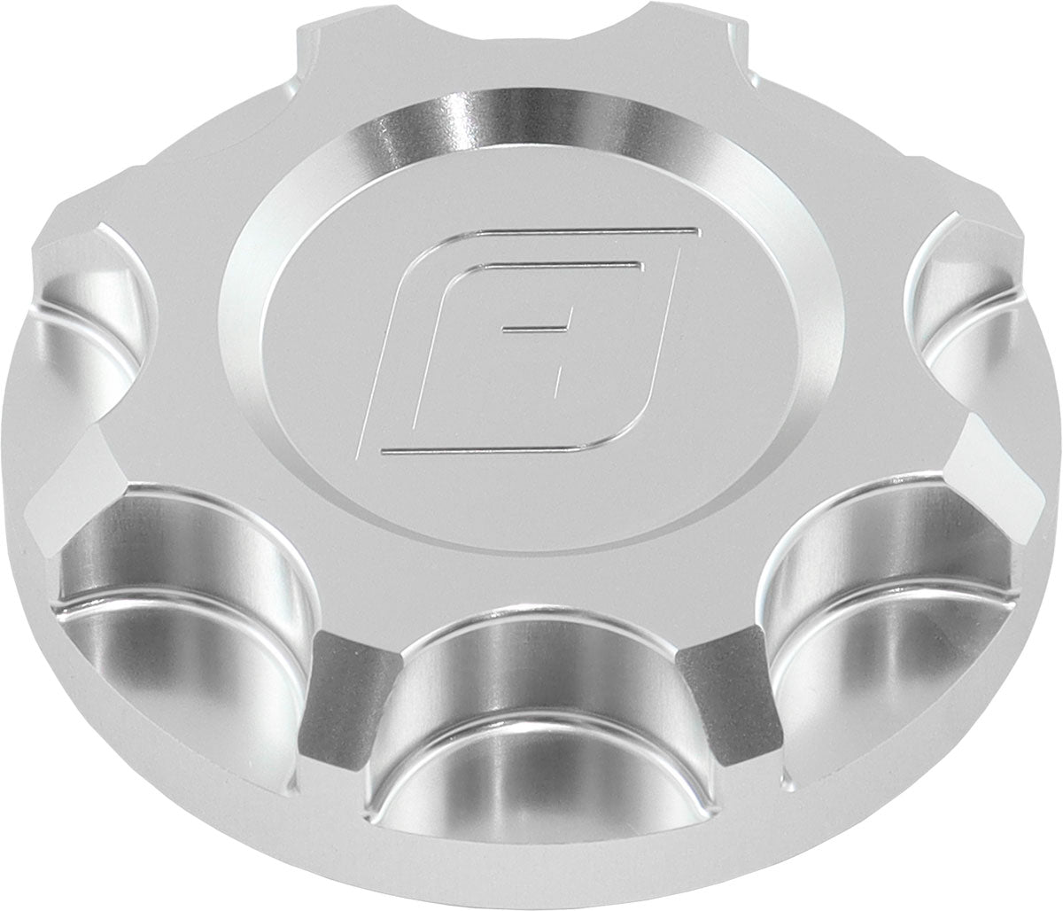 Aeroflow Billet Oil Cap - Silver Finish - AF82-1012 AF82-1012