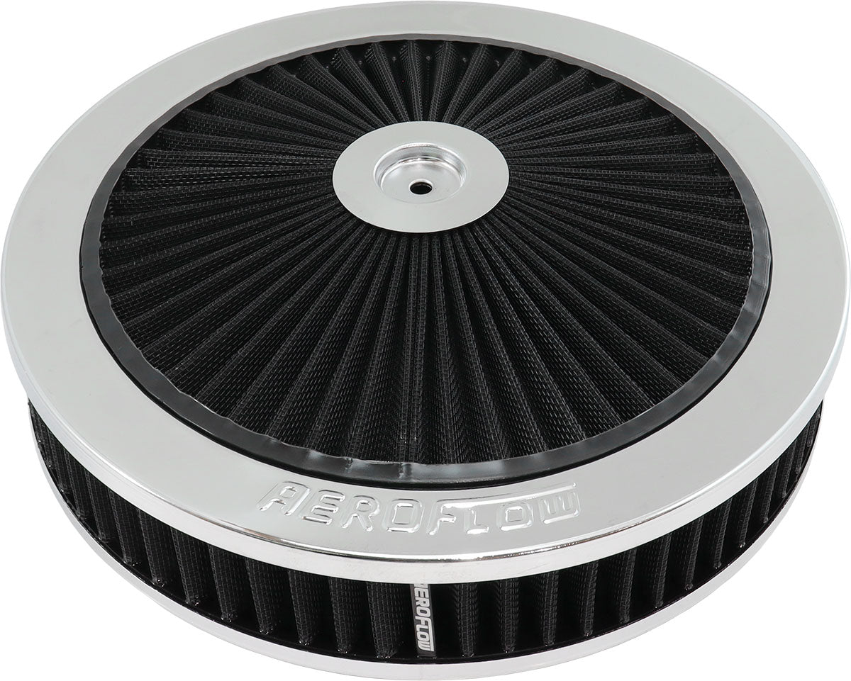 Aeroflow Chrome Full Flow Air Filter Assembly - AF2851-3110 AF2851-3110