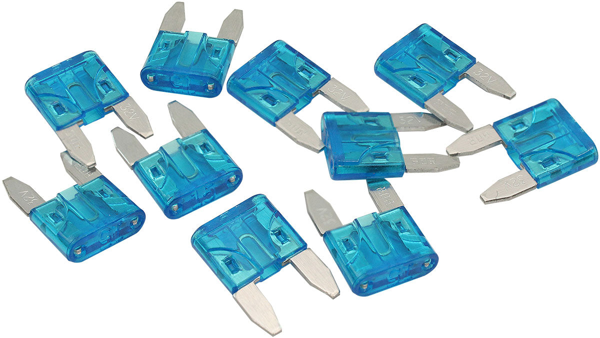 Aeroflow 15 AMP Mini Blade Fuses – 10 Pack - AF49-4019 AF49-4019