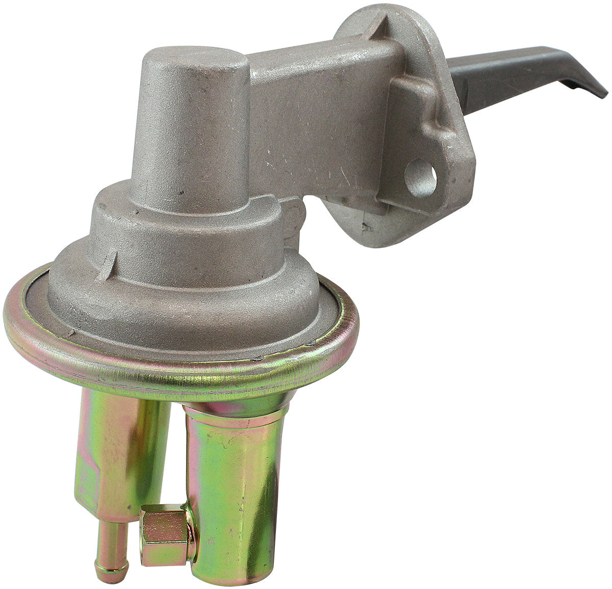Aeroflow Small Block Chrysler 318-360 Mechanical Fuel Pump Zinc Plate Silver Finish (AF49-1311) AF49-1311