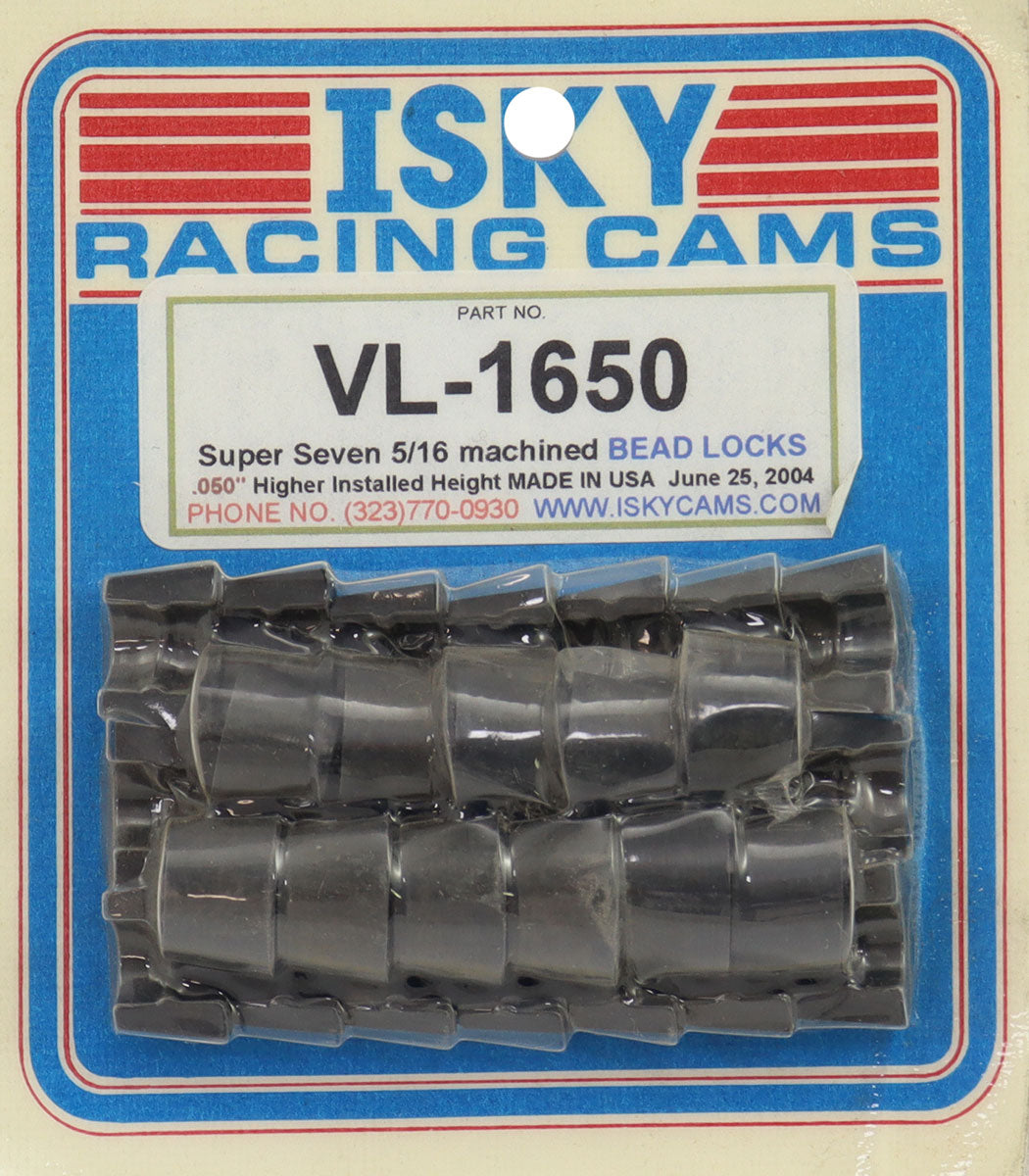ISKY Super 7° Bead Valve Locks For 5/16" Valve Stem Applications, +.050" Higher Installed Height (ISKVL-1650) ISKVL-1650