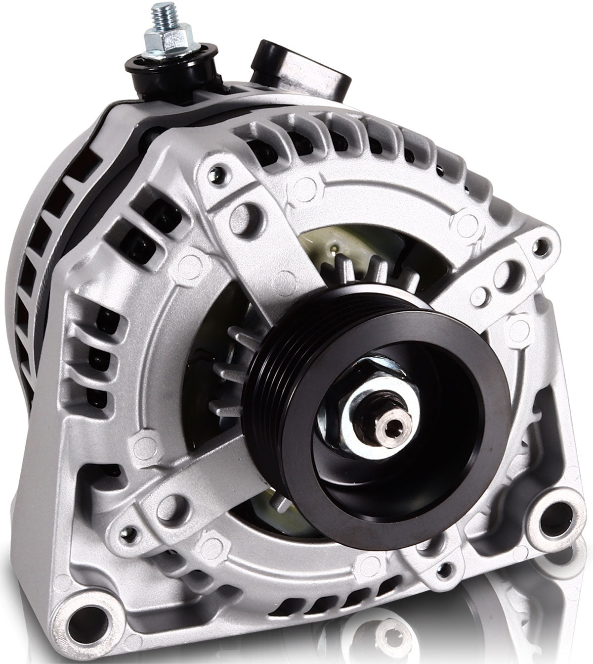 Mechman High Output 170 Amp Racing Alternator, Natural Finish - MM8237170 MM8237170