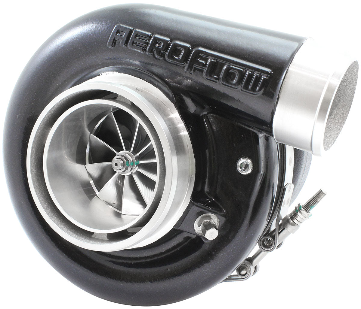 Aeroflow BOOSTED 7170 V-Band 0.85 Turbocharger 1150HP, Black Finish - AF8005-4067BLK