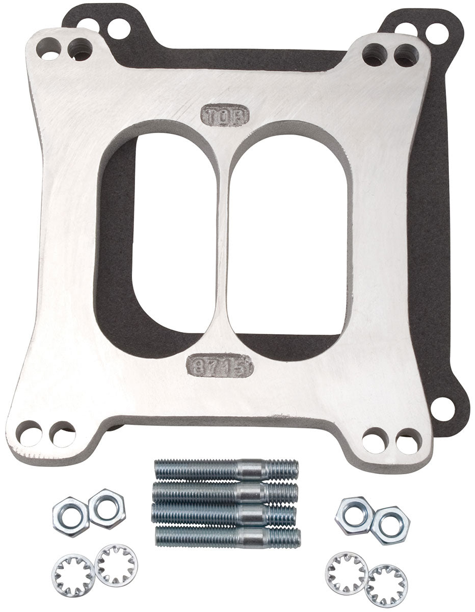 Edelbrock Carburettor Spacer 1/2" Performer Divided-Wall Spacer, for Dual-Plane Manifolds (ED8715) ED8715