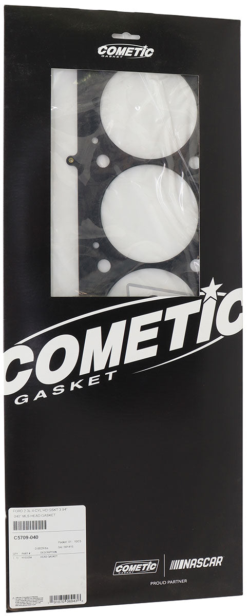 Cometic Multi-Layer Steel Head Gasket, 100mm Bore, .040" Thick Suits Ford 2.3L OHC, 1974-79 (CMC5709-040) CMC5709-040