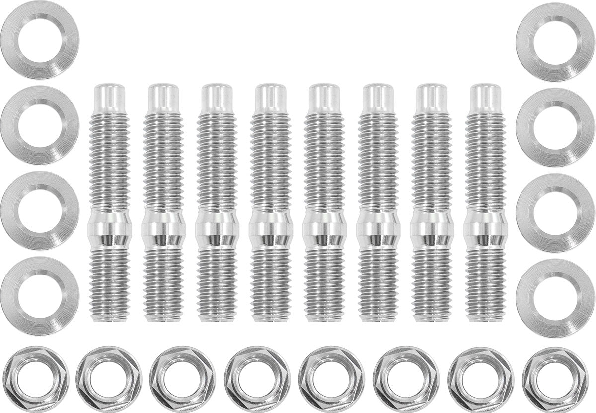 Aeroflow Ttianium 6 Point Hex Header Stud Kit - AF3699-1701 AF3699-1701