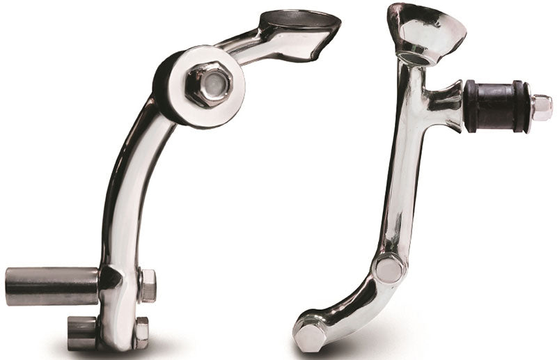 Roadster Supply S/S Headlight & Shock Mount, Polished - SOC-60561 SOC-60561