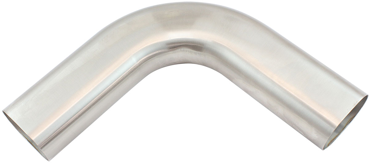 Aeroflow Stainless Steel 3-1/2" Oval Tube, 90 Degree Angle - AF9403-3500 AF9403-3500