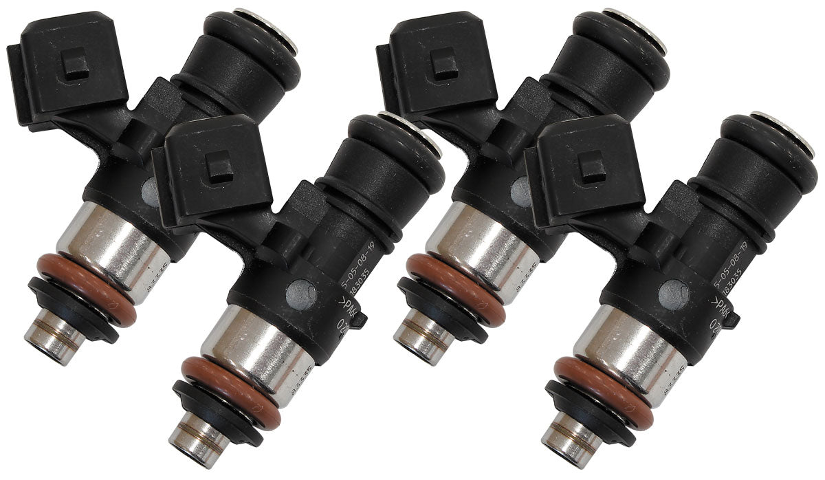 Aeroflow Bosch Motorsport 1462cc EV14 Short JETRONIC Flow Matched Set of 4 Fuel Injectors - AF49-1908-4 AF49-1908-4