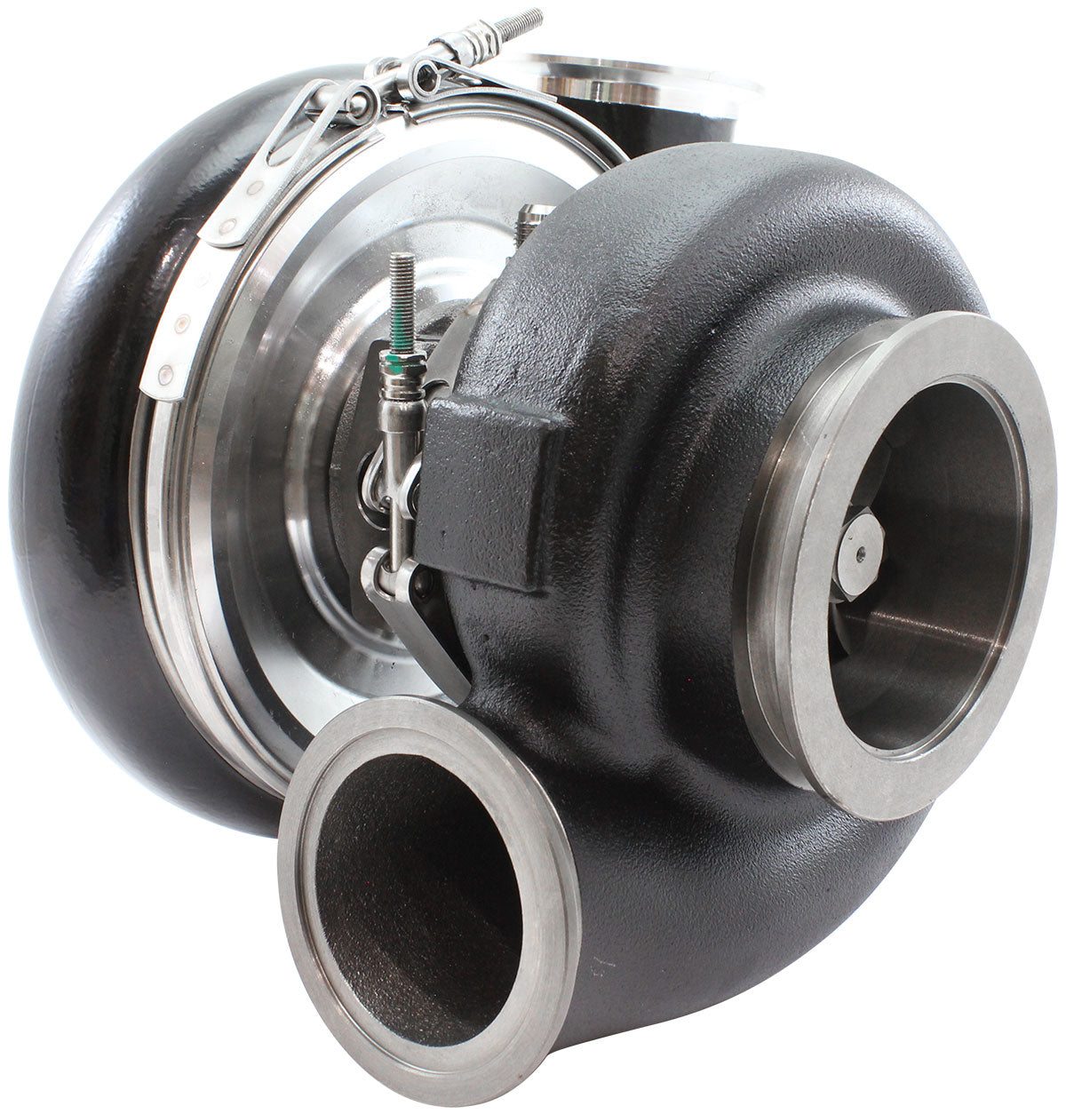 Aeroflow BOOSTED 7682 V-BAND 1.28 Turbocharger 1500HP, Hi Temp Black Finish - AF8005-4099BLK