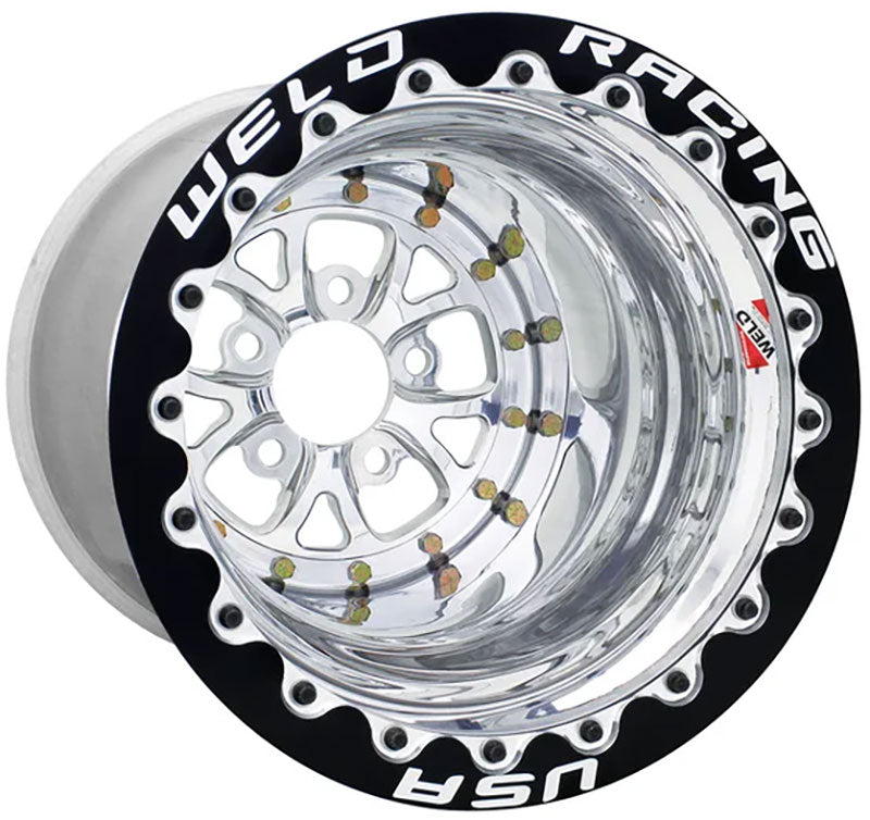 Weld V-Series 15 x 9" Wheel, Black Center, Single Beadlock for M/T - WE84B509212F WE84B509212F