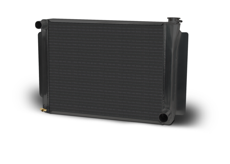 AFCO Aluminum Black Radiator Drag/Performance 26 Inch Single Pass Chevy - 80103NPB 80103NPB