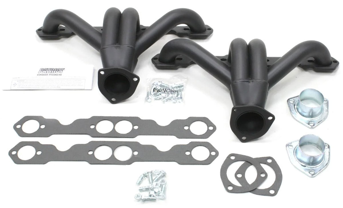 Patriot Black Finish Tight Tuck Headers - PATH8027-B PATH8027-B