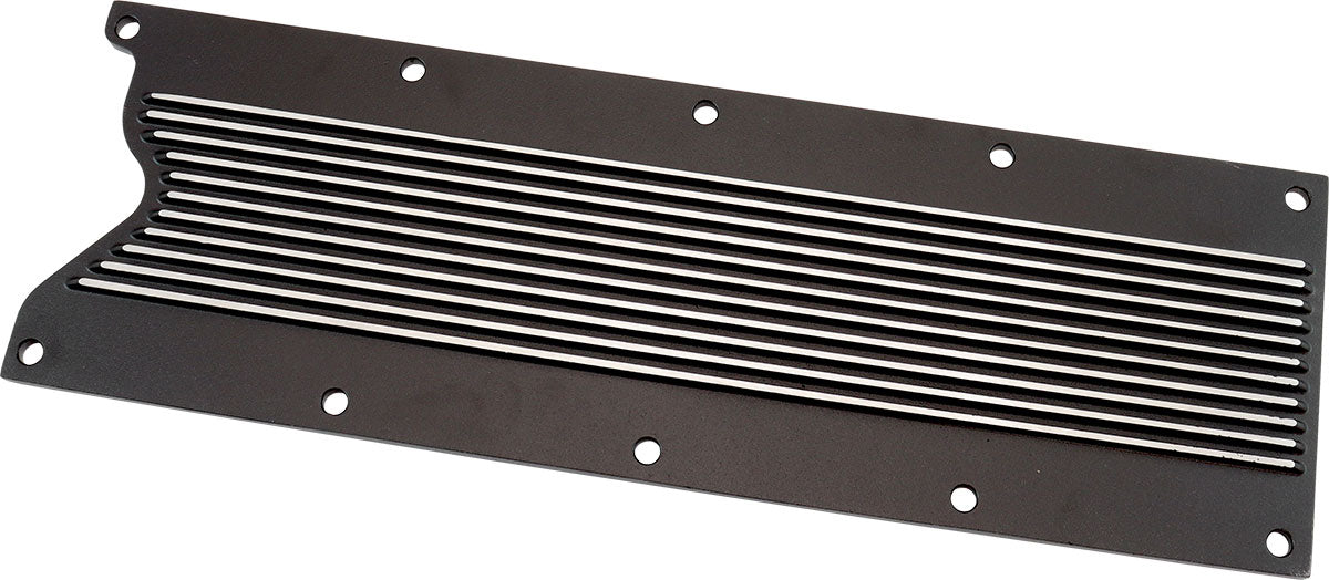 Aeroflow GM LS1 Finned Valley Plate, Black Finish Suit GM LS1 Series (AF77-5026BLK) AF77-5026BLK