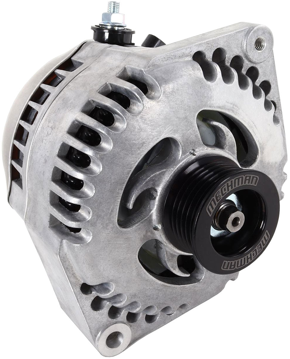 Mechman S Series 240 Amp Racing Alternator, Natural Finish - MM7127240 MM7127240