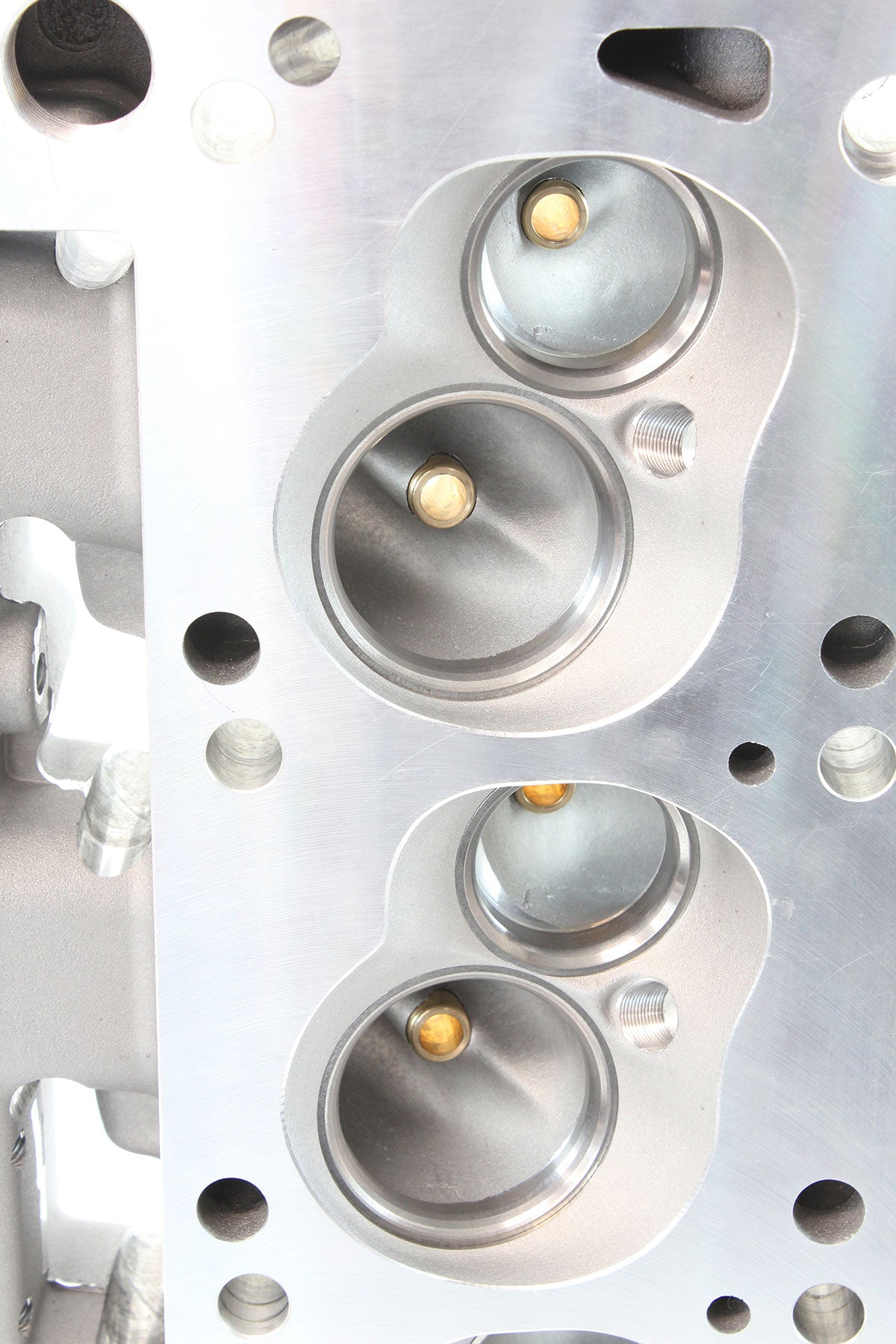 Aeroflow Bare 3V 235cc Aluminium Cylinder Heads with 64cc Chamber (Pair) Suit Ford 302-351 Cleveland (AF95-0393-64)
