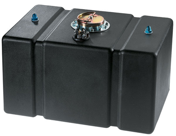 JAZ 22 Gallon Flat Bottom Pro Street Poly Fuel Cell (Black) with Foam & Sender - JAZ202-022-01 JAZ202-022-01