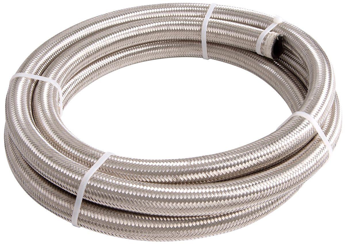 Aeroflow 100 Series Stainless Steel Braided Hose -10AN (AF100-10-15M) AF100-10-15M
