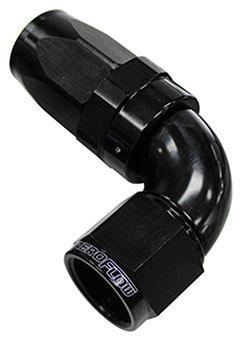 Aeroflow 150 Series Taper One-Piece Full Flow Swivel 90° Hose End -8AN (AF153-08BLK) AF153-08BLK